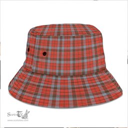 Scottish Robertson Weathered Plaid Tartan Bucket Hat - Tartan Plaid Brim Hat Scottish Plaid Tartan Plaid - ScotsTee - scotstee.com
