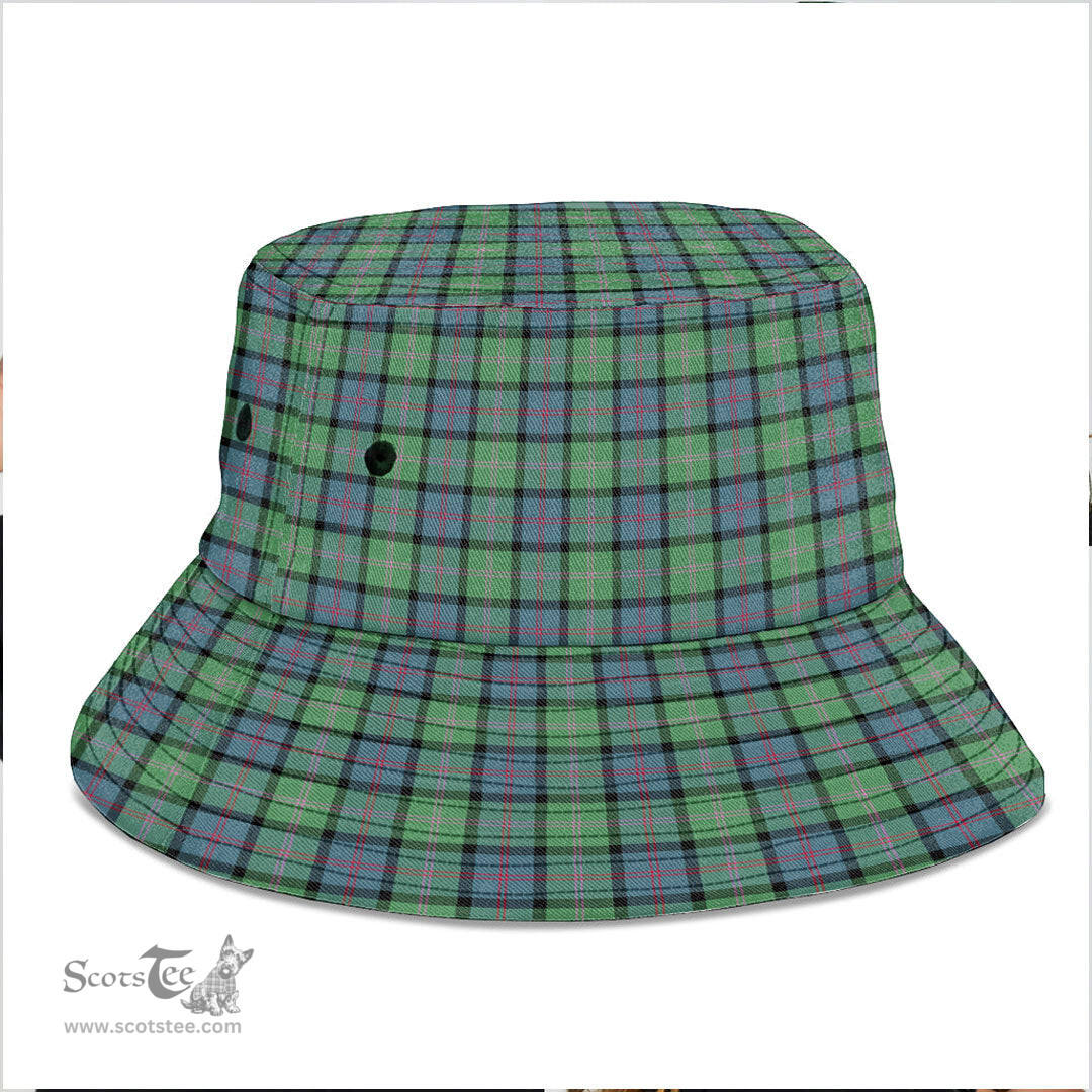 Scottish MacThomas Ancient Plaid Tartan Bucket Hat - Tartan Plaid Brim Hat Scottish Plaid Tartan Plaid - ScotsTee - scotstee.com