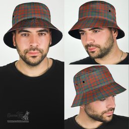 Scottish Matheson Ancient Plaid Tartan Bucket Hat - Tartan Plaid Brim Hat Scottish Plaid Tartan Plaid - ScotsTee - scotstee.com