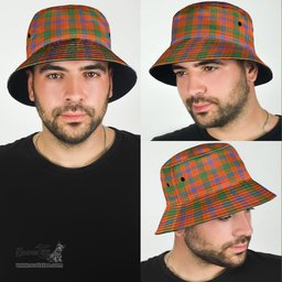 Scottish Ross Ancient Plaid Tartan Bucket Hat - Tartan Plaid Brim Hat Scottish Plaid Tartan Plaid - ScotsTee - scotstee.com