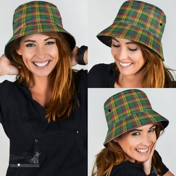 Scottish MacMillan Old Ancient Plaid Tartan Bucket Hat - Tartan Plaid Brim Hat Scottish Plaid Tartan Plaid - ScotsTee - scotstee.com