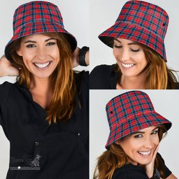 Scottish MacTavish Modern Plaid Tartan Bucket Hat - Tartan Plaid Brim Hat Scottish Plaid Tartan Plaid - ScotsTee - scotstee.com