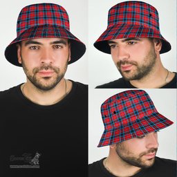 Scottish MacTavish Modern Plaid Tartan Bucket Hat - Tartan Plaid Brim Hat Scottish Plaid Tartan Plaid - ScotsTee - scotstee.com