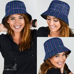 Scottish Weir Modern Plaid Tartan Bucket Hat - Tartan Plaid Brim Hat Scottish Plaid Tartan Plaid - ScotsTee - scotstee.com