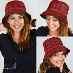 Scottish Matheson Modern Plaid Tartan Bucket Hat - Tartan Plaid Brim Hat Scottish Plaid Tartan Plaid - ScotsTee - scotstee.com