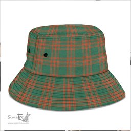 Scottish Menzies Green Ancient Plaid Tartan Bucket Hat - Tartan Plaid Brim Hat Scottish Plaid Tartan Plaid - ScotsTee - scotstee.com