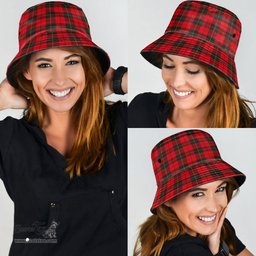 Scottish Wallace Weathered Plaid Tartan Bucket Hat - Tartan Plaid Brim Hat Scottish Plaid Tartan Plaid - ScotsTee - scotstee.com