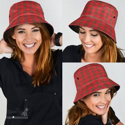 Scottish Ross Modern Plaid Tartan Bucket Hat - Tartan Plaid Brim Hat Scottish Plaid Tartan Plaid - ScotsTee - scotstee.com