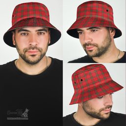 Scottish Ross Modern Plaid Tartan Bucket Hat - Tartan Plaid Brim Hat Scottish Plaid Tartan Plaid - ScotsTee - scotstee.com