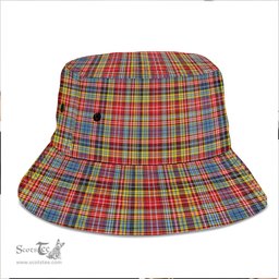 Scottish Ogilvie of Airlie Ancient Plaid Tartan Bucket Hat - Tartan Plaid Brim Hat Scottish Plaid Tartan Plaid - ScotsTee - scotstee.com