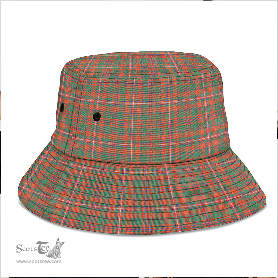 Scottish MacKinnon Ancient Plaid Tartan Bucket Hat - Tartan Plaid Brim Hat Scottish Plaid Tartan Plaid - ScotsTee - scotstee.com