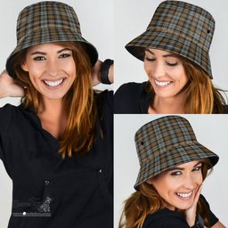 Scottish Gordon Weathered Plaid Tartan Bucket Hat - Tartan Plaid Brim Hat Scottish Plaid Tartan Plaid - ScotsTee - scotstee.com