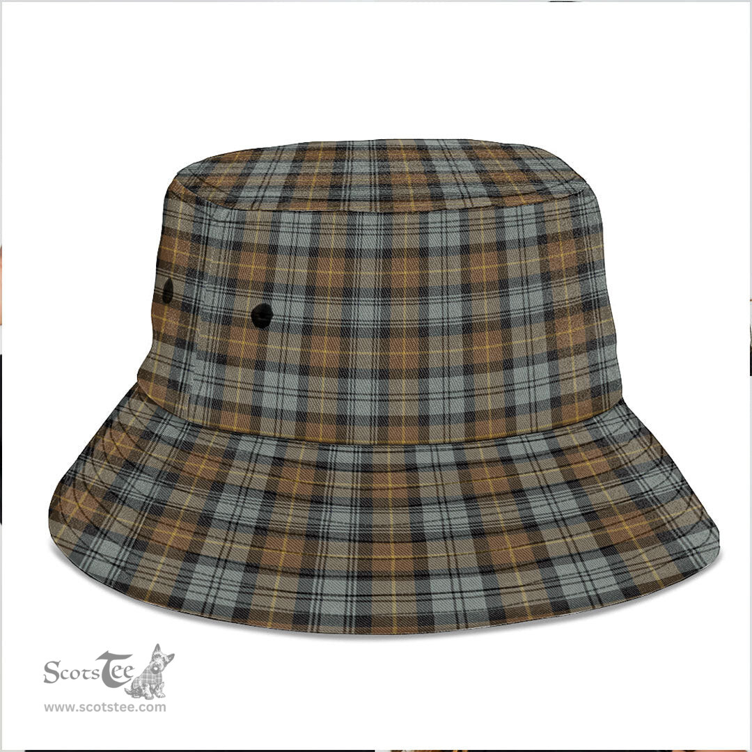 Scottish Gordon Weathered Plaid Tartan Bucket Hat - Tartan Plaid Brim Hat Scottish Plaid Tartan Plaid - ScotsTee - scotstee.com