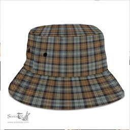 Scottish Gordon Weathered Plaid Tartan Bucket Hat - Tartan Plaid Brim Hat Scottish Plaid Tartan Plaid - ScotsTee - scotstee.com