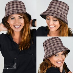 Scottish MacPherson Hunting Ancient Plaid Tartan Bucket Hat - Tartan Plaid Brim Hat Scottish Plaid Tartan Plaid - ScotsTee - scotstee.com