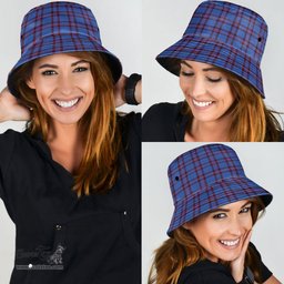 Scottish Elliot Modern Plaid Tartan Bucket Hat - Tartan Plaid Brim Hat Scottish Plaid Tartan Plaid - ScotsTee - scotstee.com