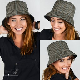 Scottish Haig Check Plaid Tartan Bucket Hat - Tartan Plaid Brim Hat Scottish Plaid Tartan Plaid - ScotsTee - scotstee.com