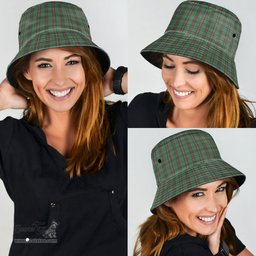Scottish MacKinnon Hunting Ancient Plaid Tartan Bucket Hat - Tartan Plaid Brim Hat Scottish Plaid Tartan Plaid - ScotsTee - scotstee.com