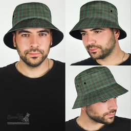 Scottish MacKinnon Hunting Ancient Plaid Tartan Bucket Hat - Tartan Plaid Brim Hat Scottish Plaid Tartan Plaid - ScotsTee - scotstee.com