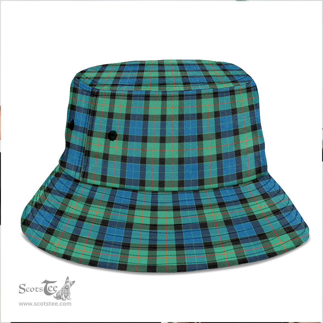 Scottish Gunn Ancient Plaid Tartan Bucket Hat - Tartan Plaid Brim Hat Scottish Plaid Tartan Plaid - ScotsTee - scotstee.com