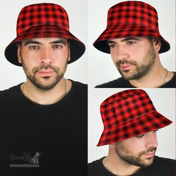 Scottish MacIver Modern Plaid Tartan Bucket Hat - Tartan Plaid Brim Hat Scottish Plaid Tartan Plaid - ScotsTee - scotstee.com