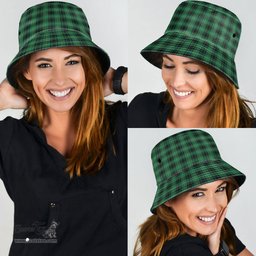 Scottish MacArthur Ancient Plaid Tartan Bucket Hat - Tartan Plaid Brim Hat Scottish Plaid Tartan Plaid - ScotsTee - scotstee.com
