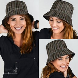 Scottish MacKenzie Weathered Plaid Tartan Bucket Hat - Tartan Plaid Brim Hat Scottish Plaid Tartan Plaid - ScotsTee - scotstee.com