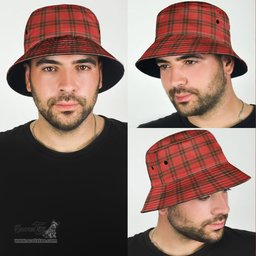 Scottish Grant Weathered Plaid Tartan Bucket Hat - Tartan Plaid Brim Hat Scottish Plaid Tartan Plaid - ScotsTee - scotstee.com