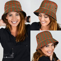 Scottish MacGregor Ancient Plaid Tartan Bucket Hat - Tartan Plaid Brim Hat Scottish Plaid Tartan Plaid - ScotsTee - scotstee.com