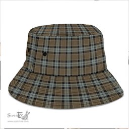 Scottish Graham of Menteith Weathered Plaid Tartan Bucket Hat - Tartan Plaid Brim Hat Scottish Plaid Tartan Plaid - ScotsTee - scotstee.com