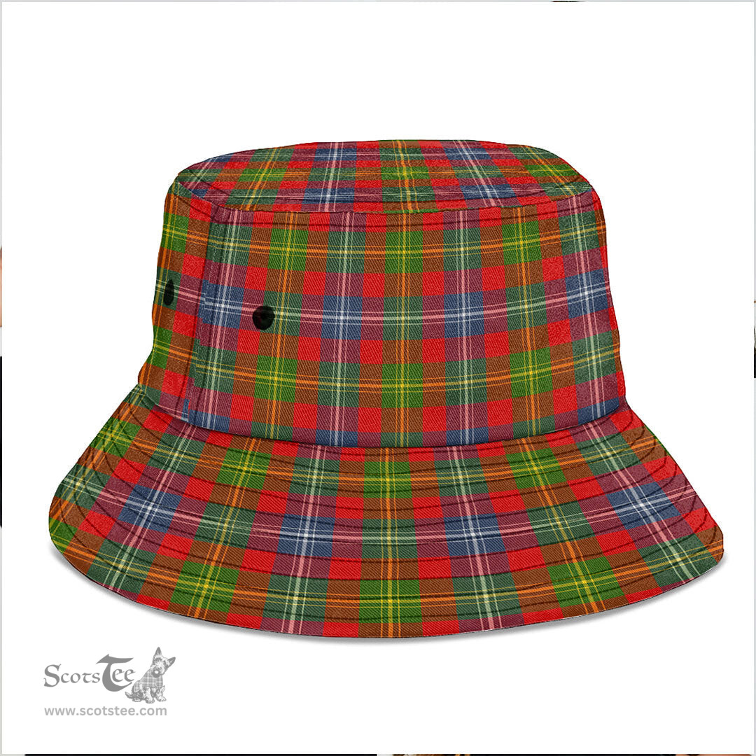 Scottish Forrester Plaid Tartan Bucket Hat - Tartan Plaid Brim Hat Scottish Plaid Tartan Plaid - ScotsTee - scotstee.com