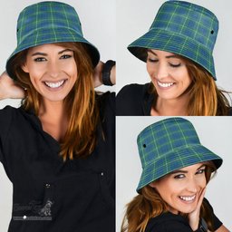 Scottish Hamilton Hunting Ancient Plaid Tartan Bucket Hat - Tartan Plaid Brim Hat Scottish Plaid Tartan Plaid - ScotsTee - scotstee.com