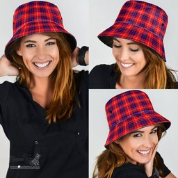 Scottish Hamilton Modern Plaid Tartan Bucket Hat - Tartan Plaid Brim Hat Scottish Plaid Tartan Plaid - ScotsTee - scotstee.com