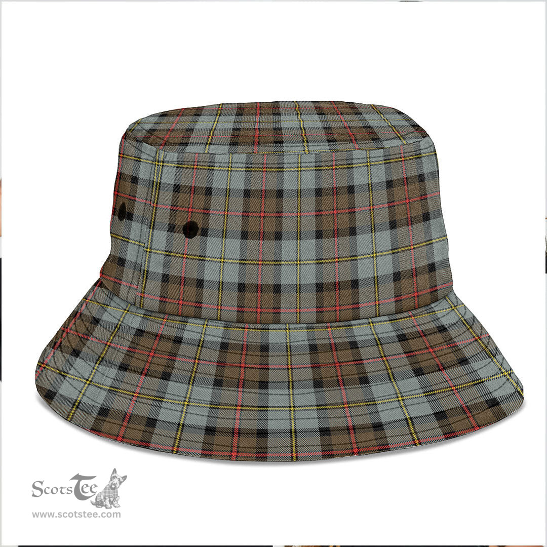 Scottish MacLeod of Harris Weathered Plaid Tartan Bucket Hat - Tartan Plaid Brim Hat Scottish Plaid Tartan Plaid - ScotsTee - scotstee.com