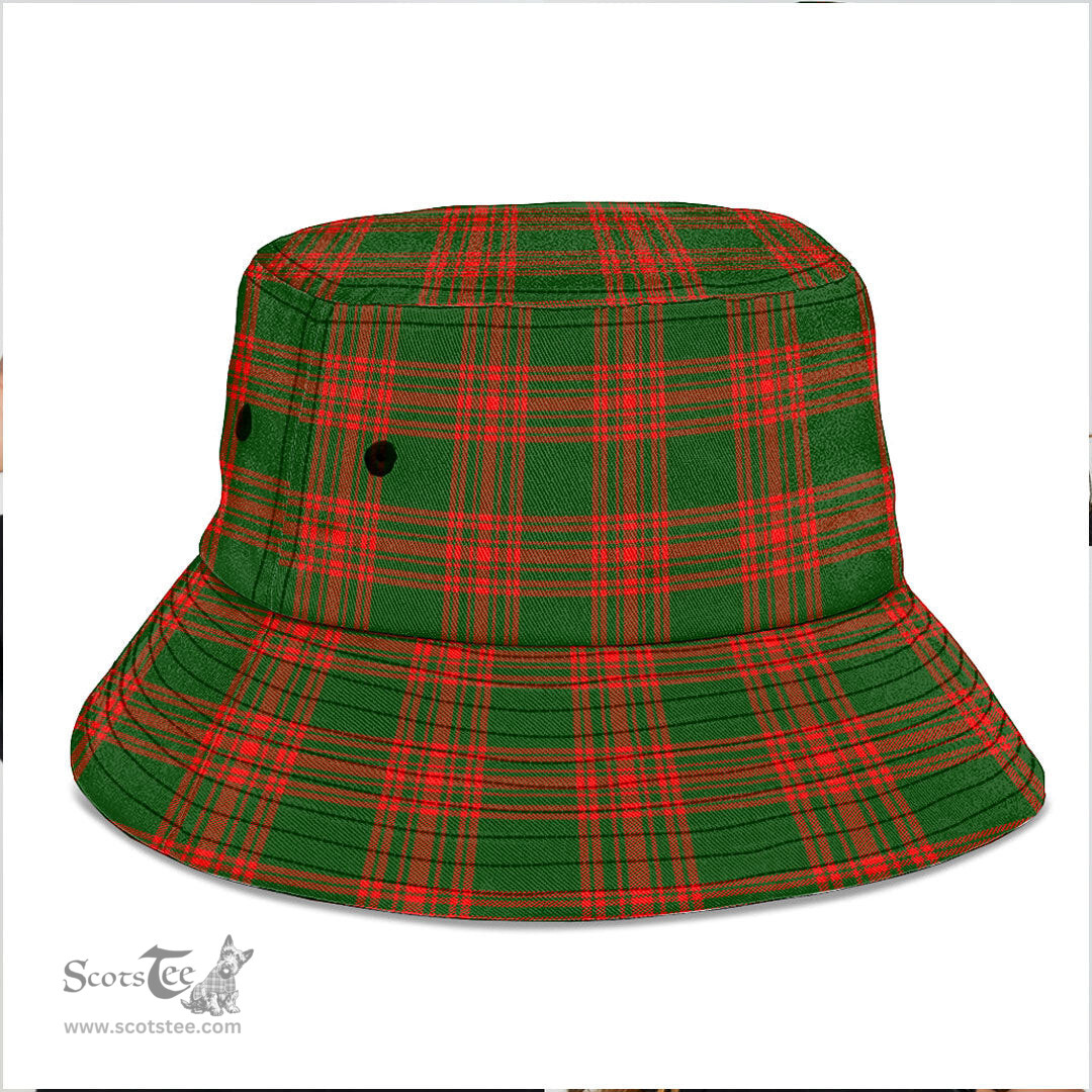 Scottish Menzies Green Modern Plaid Tartan Bucket Hat - Tartan Plaid Brim Hat Scottish Plaid Tartan Plaid - ScotsTee - scotstee.com