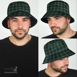Scottish MacAulay Hunting Ancient Plaid Tartan Bucket Hat - Tartan Plaid Brim Hat Scottish Plaid Tartan Plaid - ScotsTee - scotstee.com