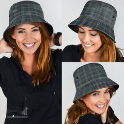 Scottish Nicolson Hunting Ancient Plaid Tartan Bucket Hat - Tartan Plaid Brim Hat Scottish Plaid Tartan Plaid - ScotsTee - scotstee.com