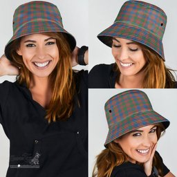 Scottish MacIntyre Ancient Plaid Tartan Bucket Hat - Tartan Plaid Brim Hat Scottish Plaid Tartan Plaid - ScotsTee - scotstee.com