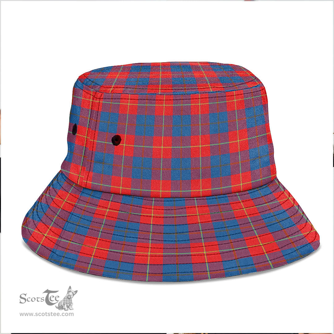 Scottish Galloway Red Plaid Tartan Bucket Hat - Tartan Plaid Brim Hat Scottish Plaid Tartan Plaid - ScotsTee - scotstee.com