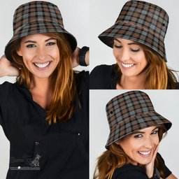 Scottish Gunn Weathered Plaid Tartan Bucket Hat - Tartan Plaid Brim Hat Scottish Plaid Tartan Plaid - ScotsTee - scotstee.com