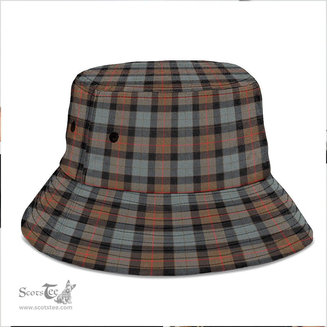 Scottish Gunn Weathered Plaid Tartan Bucket Hat - Tartan Plaid Brim Hat Scottish Plaid Tartan Plaid - ScotsTee - scotstee.com