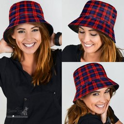 Scottish MacLachlan Modern Plaid Tartan Bucket Hat - Tartan Plaid Brim Hat Scottish Plaid Tartan Plaid - ScotsTee - scotstee.com