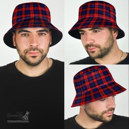 Scottish MacLachlan Modern Plaid Tartan Bucket Hat - Tartan Plaid Brim Hat Scottish Plaid Tartan Plaid - ScotsTee - scotstee.com