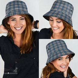 Scottish Napier Modern Plaid Tartan Bucket Hat - Tartan Plaid Brim Hat Scottish Plaid Tartan Plaid - ScotsTee - scotstee.com