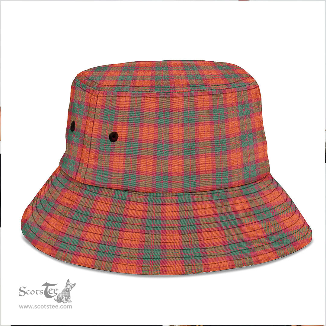 Scottish MacNab Ancient Plaid Tartan Bucket Hat - Tartan Plaid Brim Hat Scottish Plaid Tartan Plaid - ScotsTee - scotstee.com