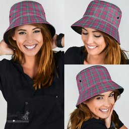 Scottish Lindsay Ancient Plaid Tartan Bucket Hat - Tartan Plaid Brim Hat Scottish Plaid Tartan Plaid - ScotsTee - scotstee.com