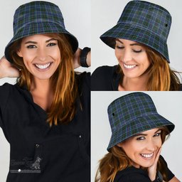 Scottish MacInnes Modern Plaid Tartan Bucket Hat - Tartan Plaid Brim Hat Scottish Plaid Tartan Plaid - ScotsTee - scotstee.com
