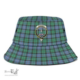 Scottish Morrison Ancient Plaid Tartan Crest Bucket Hat - Tartan Plaid Brim Hat Scottish Plaid Tartan Plaid - ScotsTee - scotstee.com