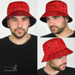 Scottish Burnett Modern Plaid Tartan Bucket Hat - Tartan Plaid Brim Hat Scottish Plaid Tartan Plaid - ScotsTee - scotstee.com