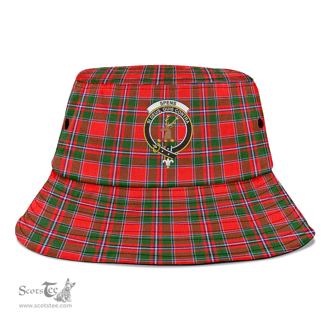 Scottish Spens Modern Plaid Tartan Crest Bucket Hat - Tartan Plaid Brim Hat Scottish Plaid Tartan Plaid - ScotsTee - scotstee.com